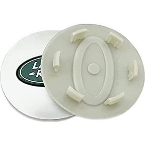 Naafdoppen Voor Autonaaf, Voor Land Rover Evoque Discovery LR2 LR3 LR4, 62mm, Waterdichte Stofdichte Wieldecoratiehoes, Wielnaaf Met Logo-embleemsticker, Exterieuraccessoires,green