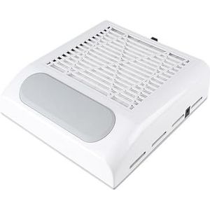 Nagelstofverzamelaar, 80 W nagelzuiger voor manicure, krachtige zuig-nagelverzamelaar met herbruikbaar filter, verminderd, manicure-stofverzamelaar