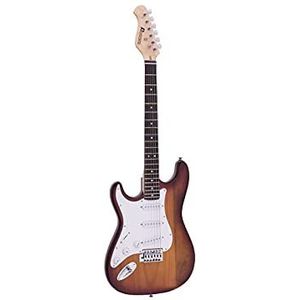 DIMAVERY ST-203 E-Guitar LH, sunburst