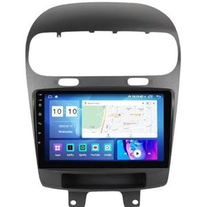 Android 14 Autoradio Stereo voor D-odge Journey (2011-2020) 9 Inch Touchscreen Multimedia Speler met Draadloze Carplay 2 Din GPS Navigatie FM RDS Bluetooth 5G-WiFi SWC DSP,M100s