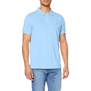 GANT Heren pique poloshirt korte mouw kraag, Lichtblauw, M