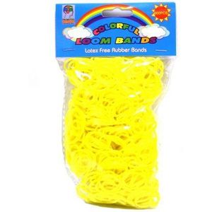 Loom Bandz - Rainbow Colours - Yellow 600 Count