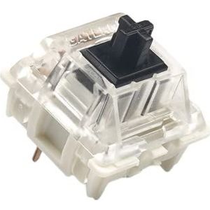 Pack Gateron ks-9 G-PRO Key Switches voor Mechanische Gaming-toetsenborden | Plaat Gemonteerd | Voorgesmeerd Switches(Gateron PRO Black, 65 Stuks)