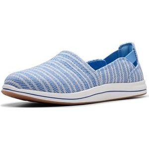 Clarks Breeze Step II slippers voor dames, Denim Blue Textiel, 38 EU