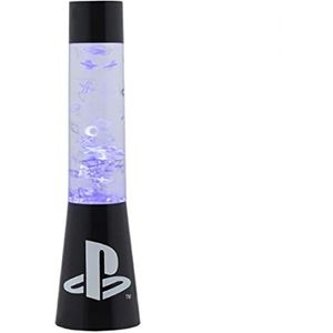 Paladone PlayStation Glitter Lava Lamp, Flow Lamp Sfeerverlichting, 33 cm