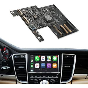ISUDAR Draadloze Carplay Android Auto Module voor Porsche Panamera Cayenne Macan Cayman Boxster 911 718 PCM 3.1 Ondersteuning Reverse Camera Parking Sensor Stuurwiel Controle USB Video Muziek