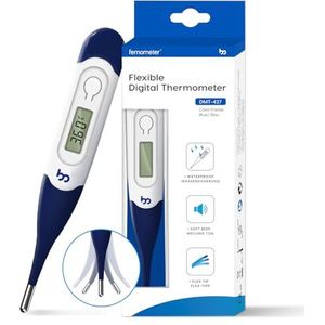 Digitale thermometer met flexibele punt voor volwassenen, kinderen en baby's, snelle en nauwkeurige medische mond- en onderarmthermometer, rectale thermometer
