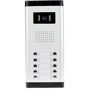 Draadloze intercoms, 700TVL Waterdichte Intercom Systeem Video Deurtelefoon Outdoor Camera IR Licht Vision Met Multi Call Knoppen for Appartement/Woningen(520C-10)