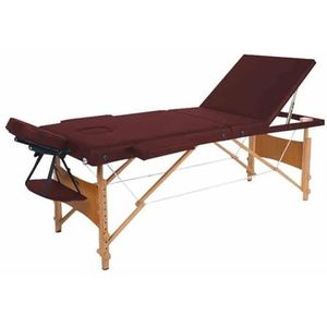CQCCQ Draagbare opvouwbare schoonheidsmassagebed, origineel punt fumigatietherapiebed, in hoogte verstelbaar drievoudig tatoeagebed, geschikt for spa-salon(Color 5,180x60x51-72cm)