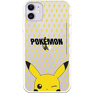 Beschermhoes voor iPhone 11, officiële Disney-Pikachu-achtergrondverlichting, Pokémon Kies het ontwerp dat je het beste bevalt, voor je iPhone 11