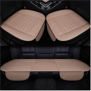 Beschermhoes Autostoel Voor Opel Voor Astra K Voor Insignia Voor Zafira Voor Antara Voor Grandland X Voor Corsa Universele Zitkussen Universele Autostoelkussen(Beige 3 PCS)