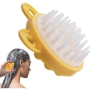 Hoofdhuid Massager Shampoo Borstel met Zachte Siliconen Borstelharen voor Haargroei en Hoofdhuid, Douche Haar Borstel Hoofd Massager Hoofdhuid Scrubber | Natte Droog Haar Borstel voor Roos,