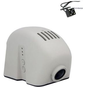 Auto Road Record WiFi DVR Dash Camera Rijvideorecorder Compatibel met A3 S3 RS3 8P MK2 2003~2012 Auto(Grey Front And Back)