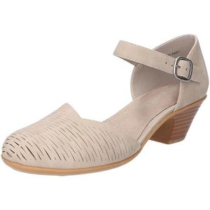 Easy Street Dames Justina sandaal met hak, grijs, 7 breed