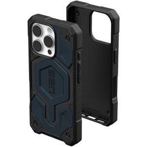 URBAN ARMOR GEAR Monarch Pro Case compatibel met Apple iPhone 16 Pro Case (Draadloos/Magnetisch opladen compatibel, 5-laags bescherming) blauw (wilde eend)