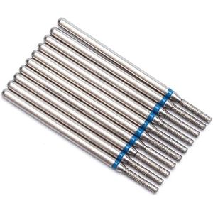 Nagel Boren Set voor Manicure, Diamant elektrische nagelboortjes for manicure en pedicure, 10 stuks, veelkleurig(T26-36)
