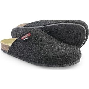 Pantoffelmann vilten bio clogs met ABS-zool | Maten 36–48 | Ademend wolvilt | Antislip sloffen met kurken voetbed | Voor dames & heren