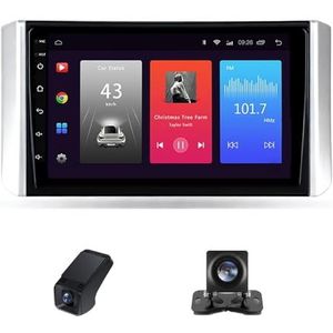 Carplay autoradio 2 Din geldt voor Mitsubishi Xpander 2017-2020 met Android Auto Bluetooth 9 inch touchscreen autoradio met FM-radio/GPS stuurwielbediening + achteruitrijcamera(X1)