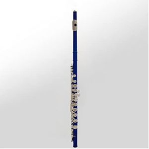 standaard dwarsfluit Professionele Blauwe C-sleutel 16-gaats Gesloten Gat Met Gesplitste E-sleutel Beginnersfluit fluit Muziekinstrument