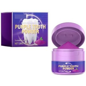 Tandpoeder Tegen Slechte Adem, Verwijdert Tandplak en Gele Vlekken, Herstelt de Natuurlijke Witheid en Zorgt for Een Langdurig Frisse Adem(4pcs)