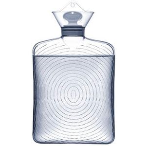 OIFAODAO, Heetwaterflessen Heetwaterzak Grote transparante Watehot-waterfles Ideaal for pijnverlichting Met warm en koud water gevulde warmwaterkruik,Warmwaterkruik(Gold)