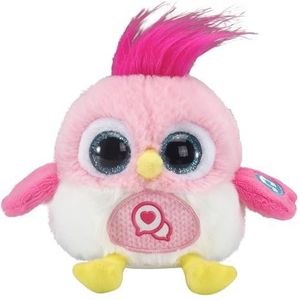 VTech LoLibirds Momo Interactief pluche dier met opnamefunctie, melodieën en magnetisch kussen, voor kinderen van 4 tot 10 jaar