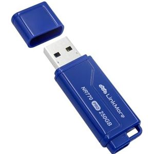 LinkMore - NR770 - USB 3.2 Gen2 Flash Drive - 250 GB - Zwart