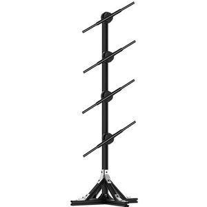 4 Stuks 45 Cm 3D Hologram Projector Fan Met Beugel Led Reclame Display Licht Holografische Lamp Vakantie Geschenken Ondersteuning Splicing voor zakelijke winkelborden, bars, Halloweenfeeste