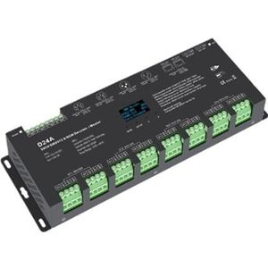 Digitale decoder D4 D4-E D4-P D4-XE D5 D12 D24 D12A RF-besturing / DIN-rail / meerdere PWM-regelaars voor LED-strips (D24A alleen )