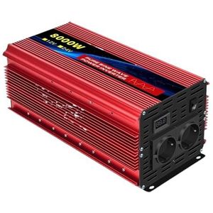 Spanningsomvormer 12V Tot 220V 50HZ 2500W 3500W 4500W 5000W 6000W Voor Zuivere Sinusgolfomvormer DC Naar AC Spanningsomvormer Voeding EU-stopcontact Omvormer(12V 8000W 50HZ EU)