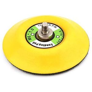 Klittenbandschuurschijf, polijstpad, 75 mm, voor excentrische schuurmachine, perslucht, haakse slijper/polijstmachine mini, 1 stuk