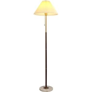 Moderne vloerlamp walnoot dimbare afstandsbediening vloerlamp retro hoge lamp voor woonkamer slaapkamer staande lamp