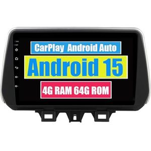 RoverOne Auto Stereo CarPlay Hoofd Unit voor Hyundai Tucson IX35 2018 2019 2020 Android Auto Touchscreen Sat Navi Bluetooth WiFi Radio Speler