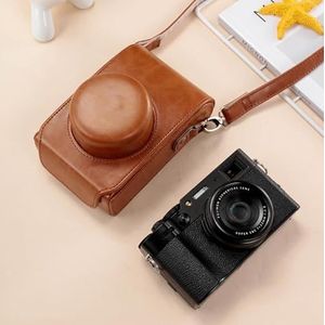 Camera Beschermhoes Full Body Lederen Camera Case Tas met Strap Camera Strap