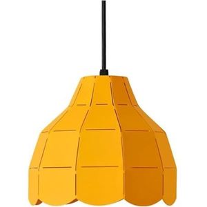 TONFON Creatieve industriële kroonluchter E27 metalen lampenkap hanglamp Scandinavisch eenvoudig hanglicht for keukeneiland woonkamer slaapkamer nachtkastje eetkamer hal plafondlamp (Color : Yellow)