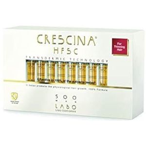 Crescina HFSC Transdermische Technologie Fysiologische Haargroei 500 Vrouwen 20 Flesjes