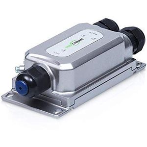 FASTCABLING Industriële Openluchtpoe Extender 2 Poort, Herhaal 328ft PoE voor Netwerk, PTZ-Camera's, IP67 Waterdicht voor direct begraven