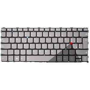 FR/UK/Russisch Spaans Italiaans toetsenbord voor Lenovo voor ThinkBook 13s G4 IAP ARB voor Plus G3 Gen 4(IT Grey Backligh)