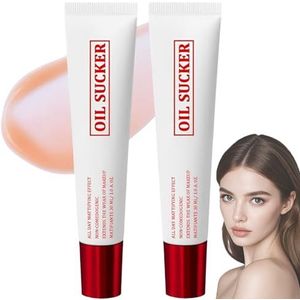 Oil Sucker Primer Make-up, Pore Refiner Primer, Matterende Primer voor een Vette Huid, Waterdichte & Zweetbestendige Make-upbasis, Alkalische Formule voor Onmiddellijke Porieverstrakking (2)