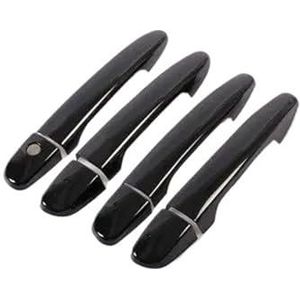 Voor Mazda Cx-5 Cx5 CX 5 2012-2022 Gloss Black Chrome Exterieur Deel Auto Deurgreep Cover Trim Styling Bescherming Accessoires(Black,No buttons)