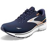 Brooks Heren Ghost 15 Sneaker, Pecoat Blauw Oranje Pop, 46 EU