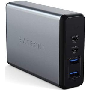 Satechi - 108W Pro - USB-C PD Desktop Oplaadstation - Voor MacBook Pro/Air en iPhone 16 Pro Max