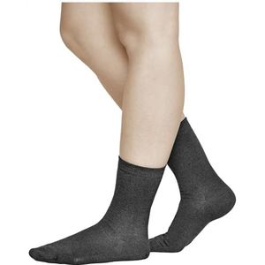 VITSOCKS 80% Merino Wol Sokken Dames Warm Dun Zacht Ademend (3 PAAR) Wollen Wintersokken, zwart, 39-42