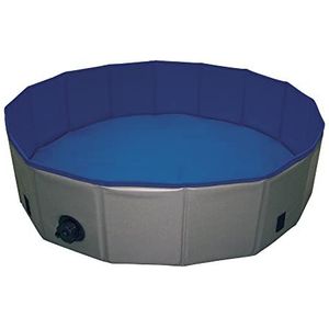 Nobby 62292 hondenzwembad cover grijs/blauw; M: Ø 120 x 30 cm