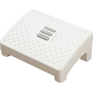 Draagbare Home Voeten Kruk Stoel Onder Bureau Voetsteun Met Rollen Voetsteun Onder Bureau Voetkrukken voor Bank (Wit)