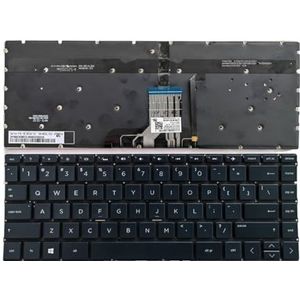 Amerikaans Russisch Latijns toetsenbord met achtergrondverlichting voor HP Pavilion 13-AN voor Spectre 13-AP voor Envy 13-AG 13M-AG 13-AH 13-AQ 13-AR(US Blue)