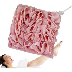 Luffa-spons, zachte badbal-handdoek, luffa-douchespons voor volwassenen en kinderen