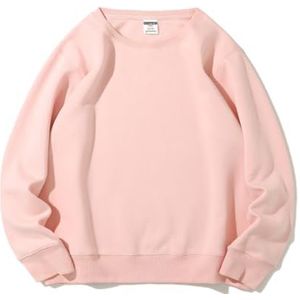 KAMISIGA Dames Oversized Fleece Effen Kleur Sport Lange Mouw Hoodie Fit voor Herfst Winter Roze, roze, M