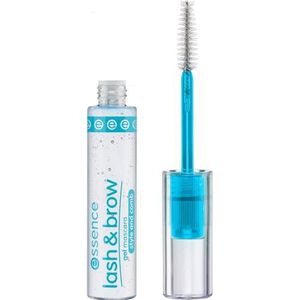 essence lash and brow Gel mascara, wenkbrauwgel, verpakking van 3 stuks (3 x 9 ml), transparant en definieerend, oogmake-up