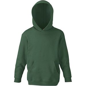 Fruit of the Loom Kids Unisex Classic 80/20 Hoodie, Fles Groen, 12-13 jaar